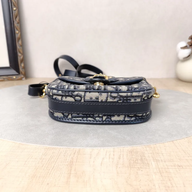 DIOR Crossbody Bag Bobby Blue Canvas Small18 × 5 × 14 cm — cover view 2 of 5