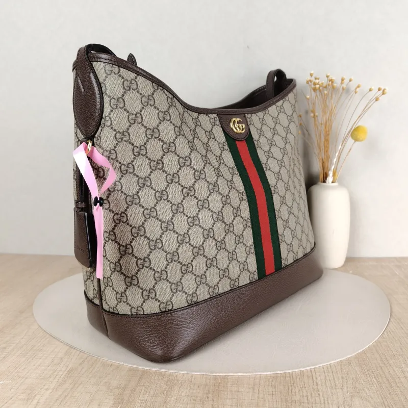 GUCCI Crossbody Bag ophidia Bucket Bag Monogram PVC One Size 34 × 16 × 31 cm — cover view 2 of 5