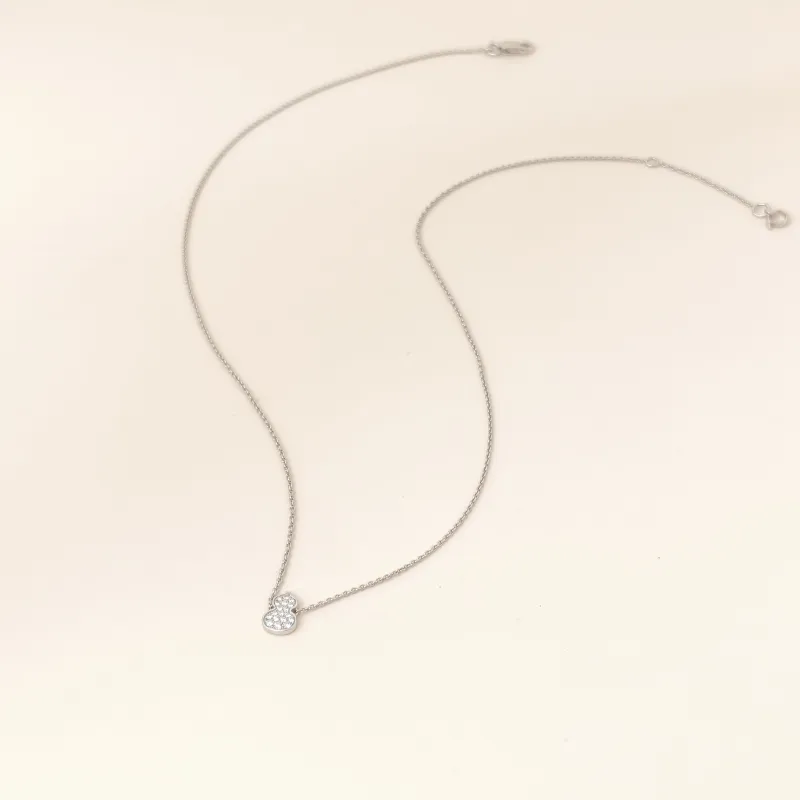 Qeelin Necklace Wulu Collection Necklace 18KW hite Gold Diamond Diamond18KW hite Gold One Size 0.8*39cm โ cover view 3 of 7