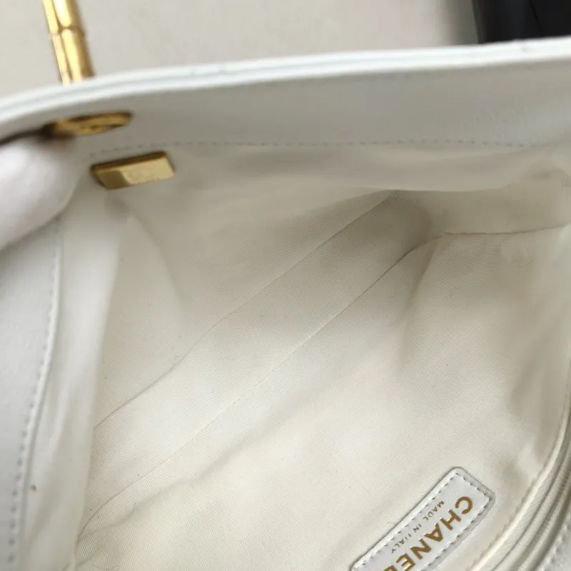 Chanel Shoulder Bag supple twins White Grained Calfskin Small24.5 × 5 × 19 cm — detail view 1 of 15
