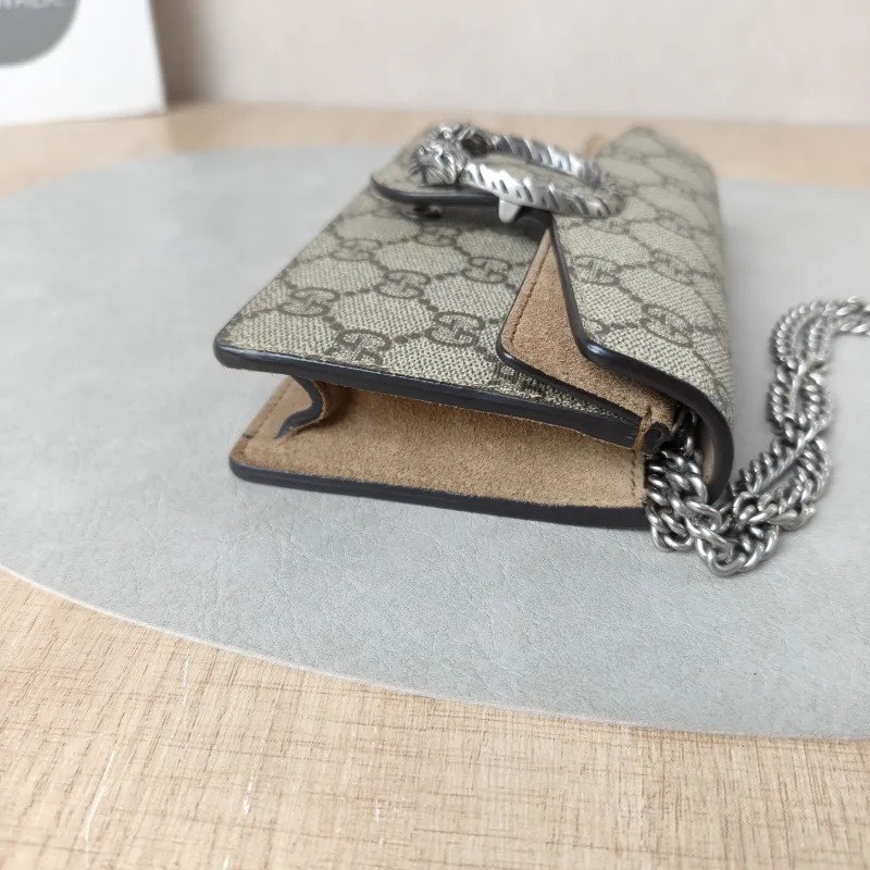 GUCCI Shoulder Bag Dionysus Monogram PV Cmini16.5 × 4 × 10 cm — detail view 12 of 13
