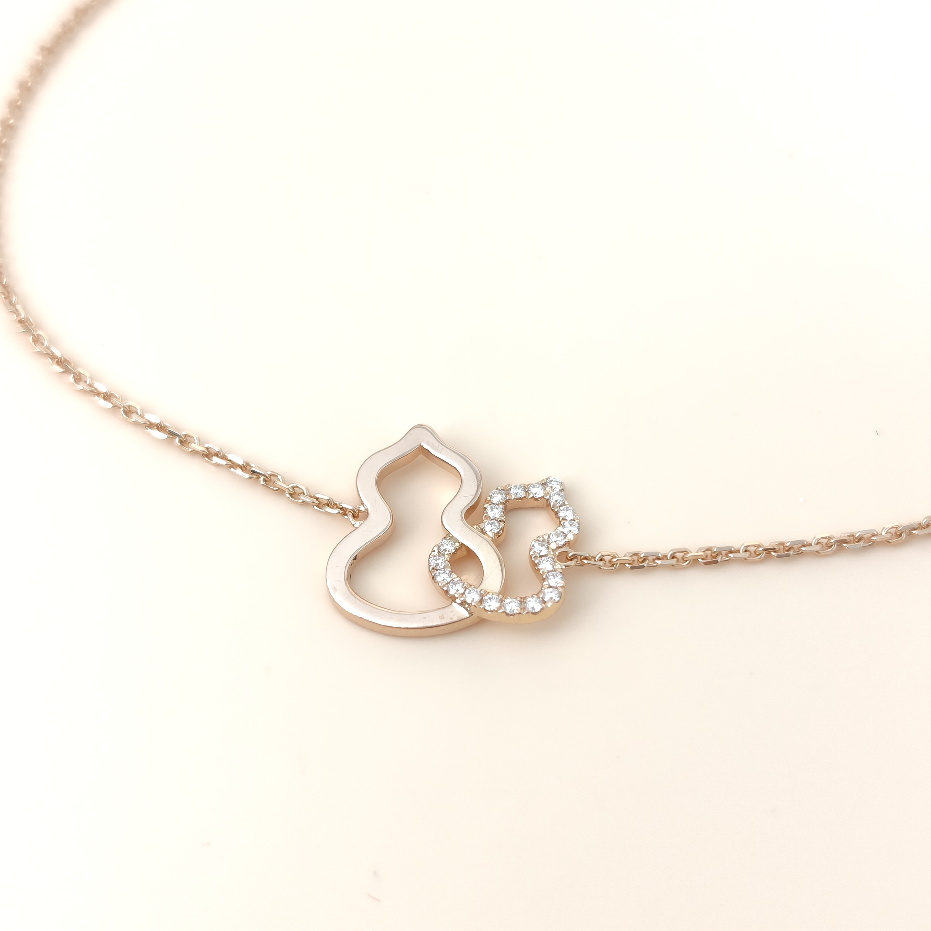 Qeelin Bracelet Wulu Collection Bracelet Rose Gold Diamond18KR ose Gold One Size17cm — cover view 4 of 9