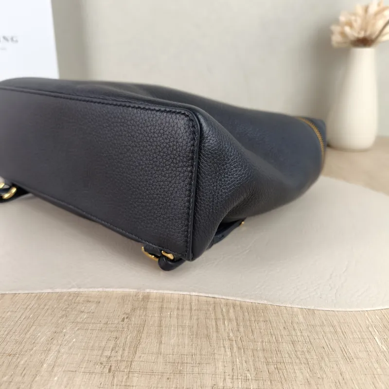 Loro Piana Backpack Backpack Black Calfskin One Size23 × 8 × 21 cm — detail view 4 of 10