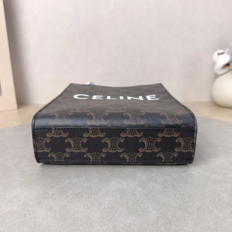 CELINE Crossbody Bag CABAS Mini Monogram PVC Mini 17 × 4 × 20.5 cm — cover view 3 of 5