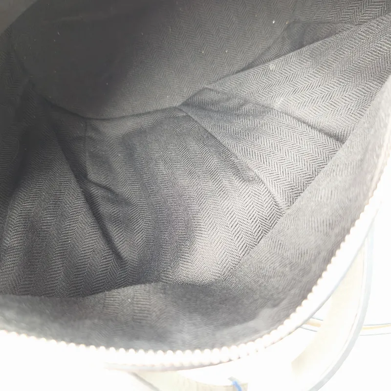 LOEWE Shoulder Bag Grey Calfskin Large 36 × 26.5 × 22 cm — detail view 10 of 10