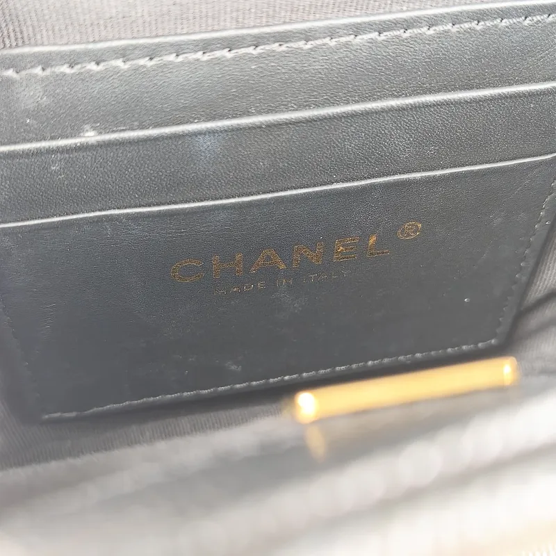 Chanel Crossbody Bag Box Black Calfskin One Size17 × 7 × 14.5 cm — detail view 9 of 12