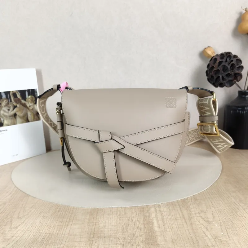 LOEWE Crossbody Bag Gate Calfskin Medium 25 × 11.5 × 19 cm
