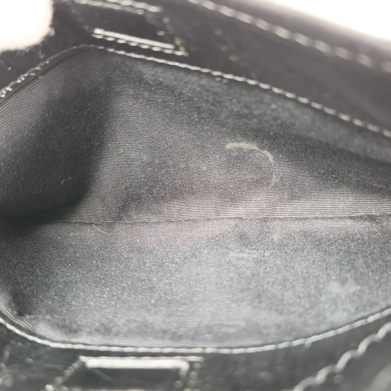 SAINT LAURENT Crossbody Bag Niki Black Waxed Leather Calfskin Small 21 × 7.5 × 16 cm — detail view 4 of 12