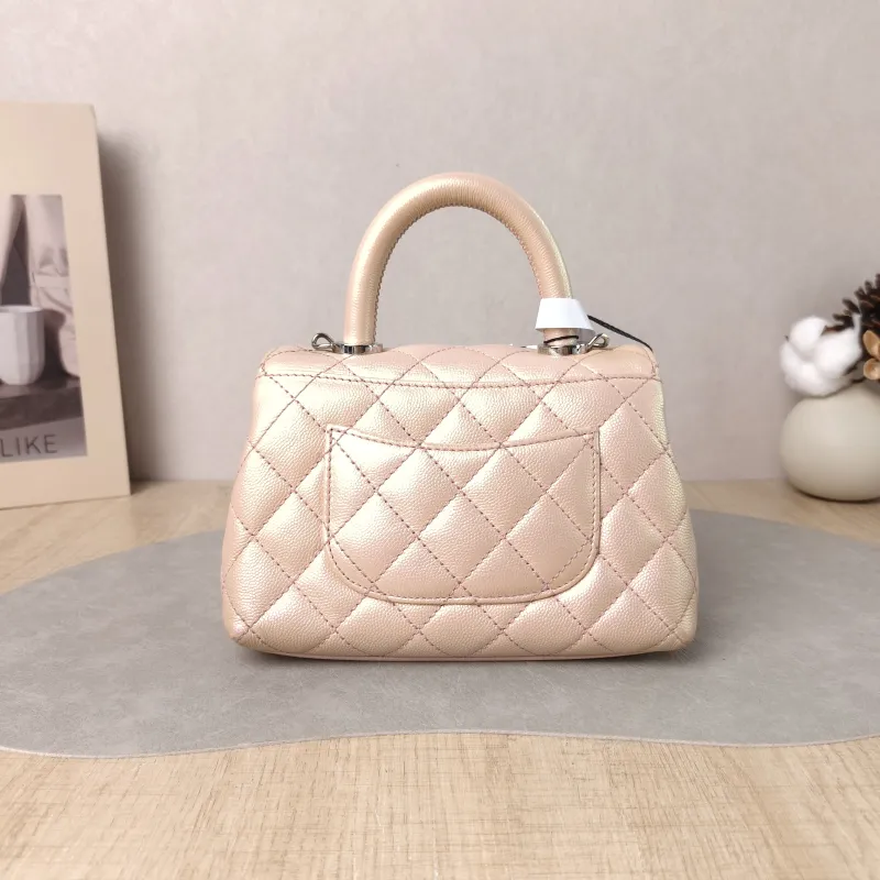 Chanel Crossbody Bag Coco Handle​ Grained Calfskin Mini 19 × 9 × 13 cm — cover view 2 of 5