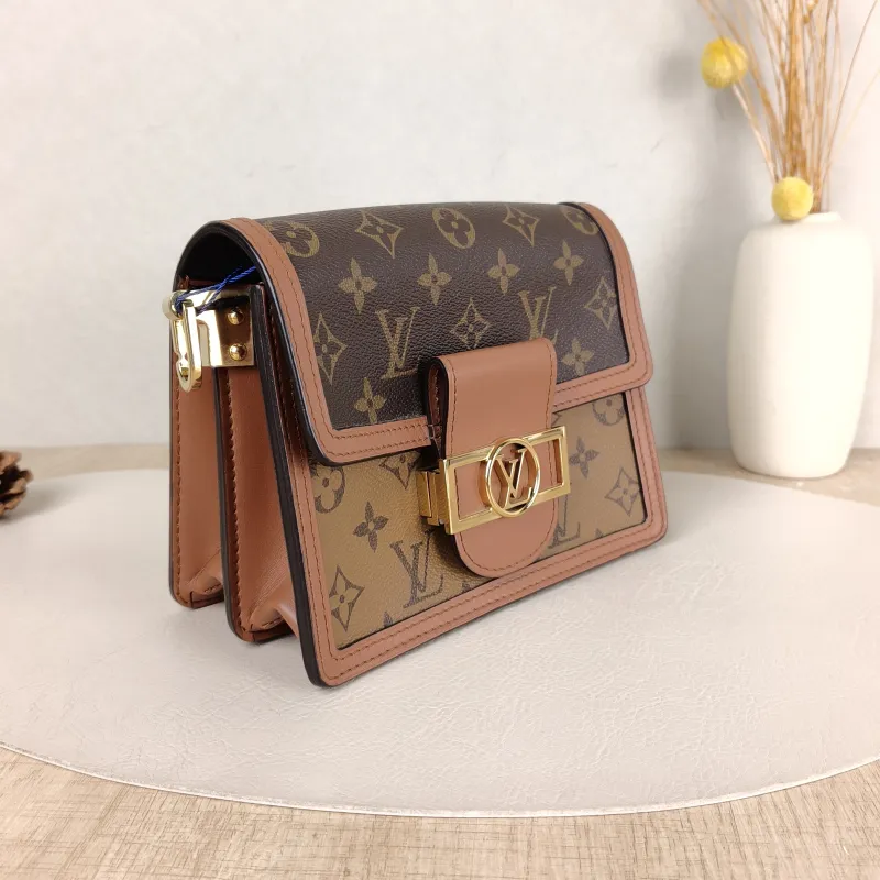 Louis Vuitton Crossbody Bag Dauphine Monogram PVC Mini 20 × 9 × 15 cm — cover view 4 of 5