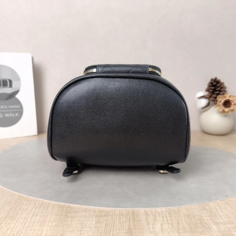 Chanel Backpackaffinity Backpack Black Calfskin Small20 × 14 × 22 cm — cover view 5 of 5
