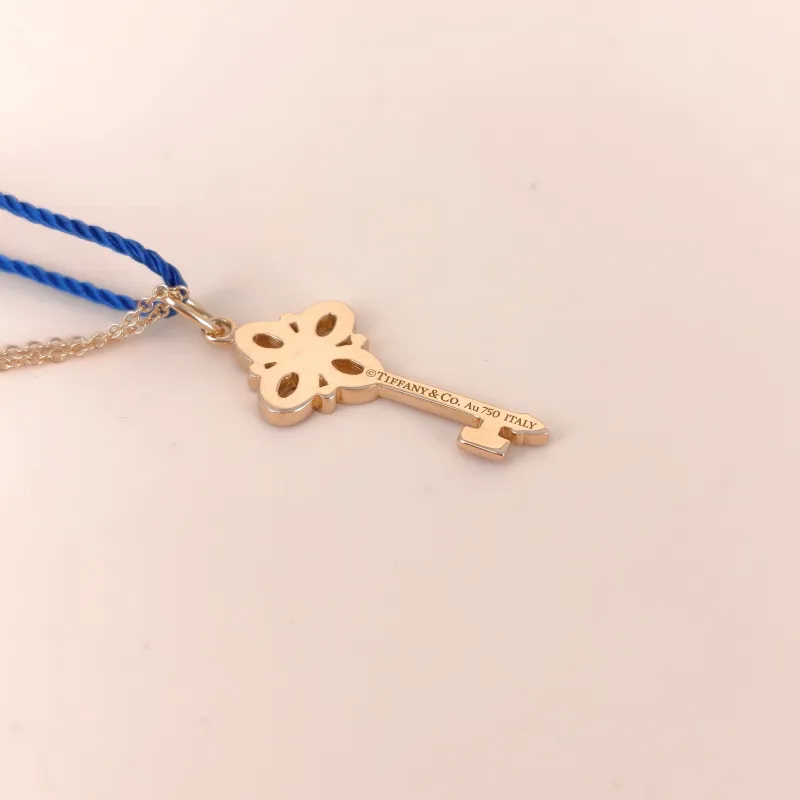 Tiffany&Co. Necklace Keys Collection Necklace Pendant Rose Gold Diamond18KR ose Gold One Size43cm — cover view 10 of 10