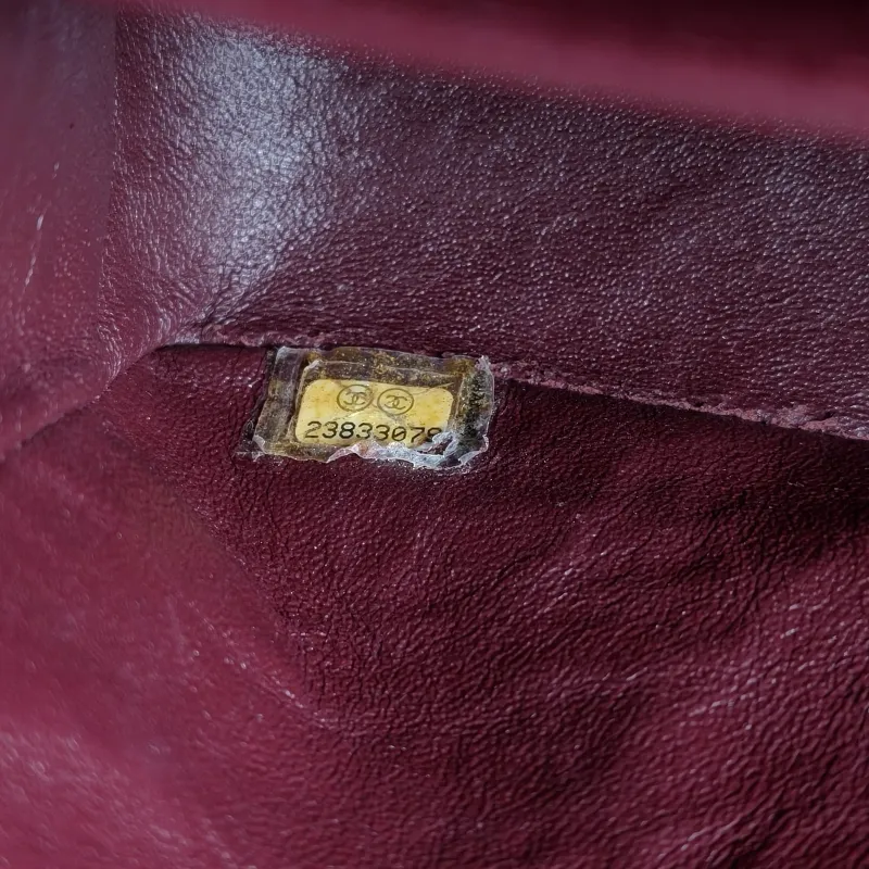 Chanel Crossbody Bag Classic Flap CF Black Grained Calfskin Medium 25.5 × 6.5 × 15.5 cm 23 — detail view 14 of 14