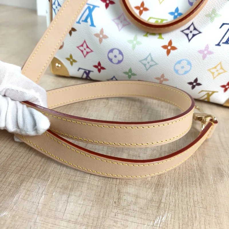Louis Vuitton Crossbody Bag Speedy25 Multicolore PVC Medium 25 × 15 × 19 cm — detail view 11 of 13