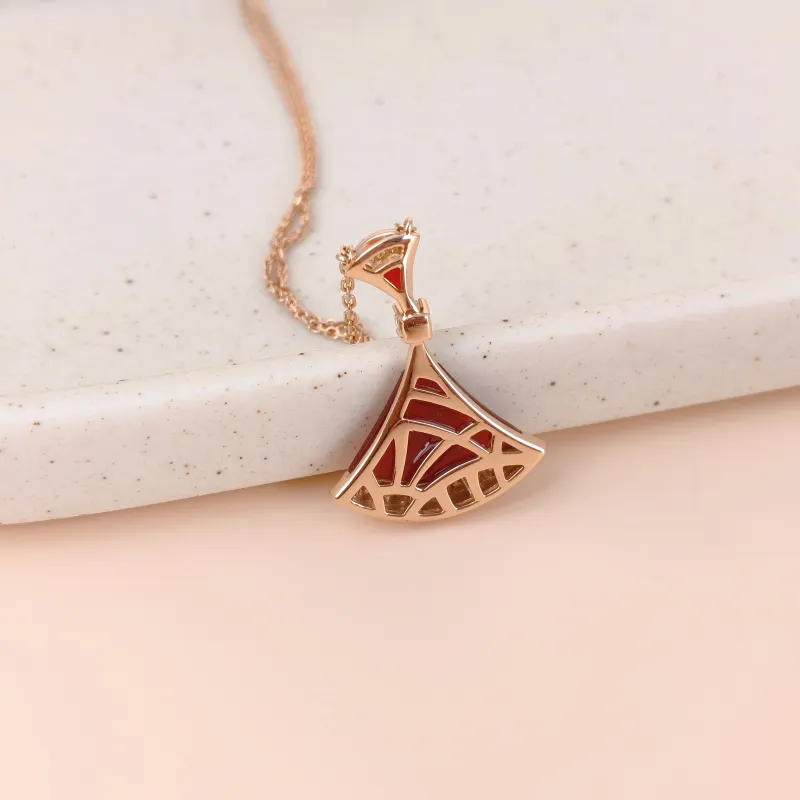 Bvlgari Necklace DIVAS’ DREAM Collection Pavé Diamond Diamond18KR ose Gold One Size2.8*41-43 — cover view 4 of 8