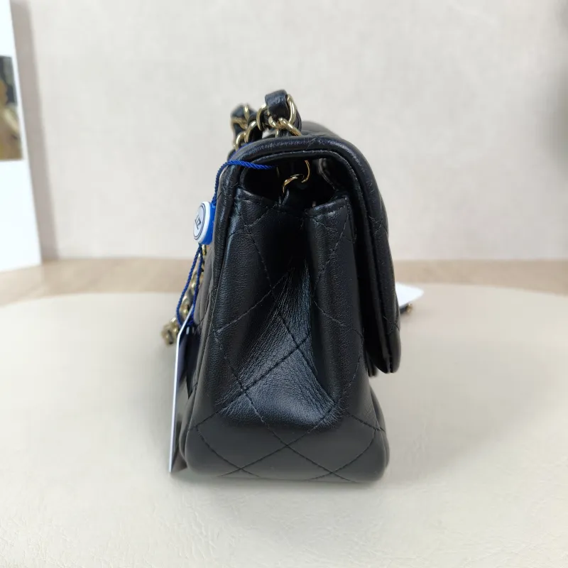 Chanel Crossbody Bag Classic Flap Mini CF Mini Black SL ambskinmini17 × 8 × 13.5 cm — detail view 1 of 15