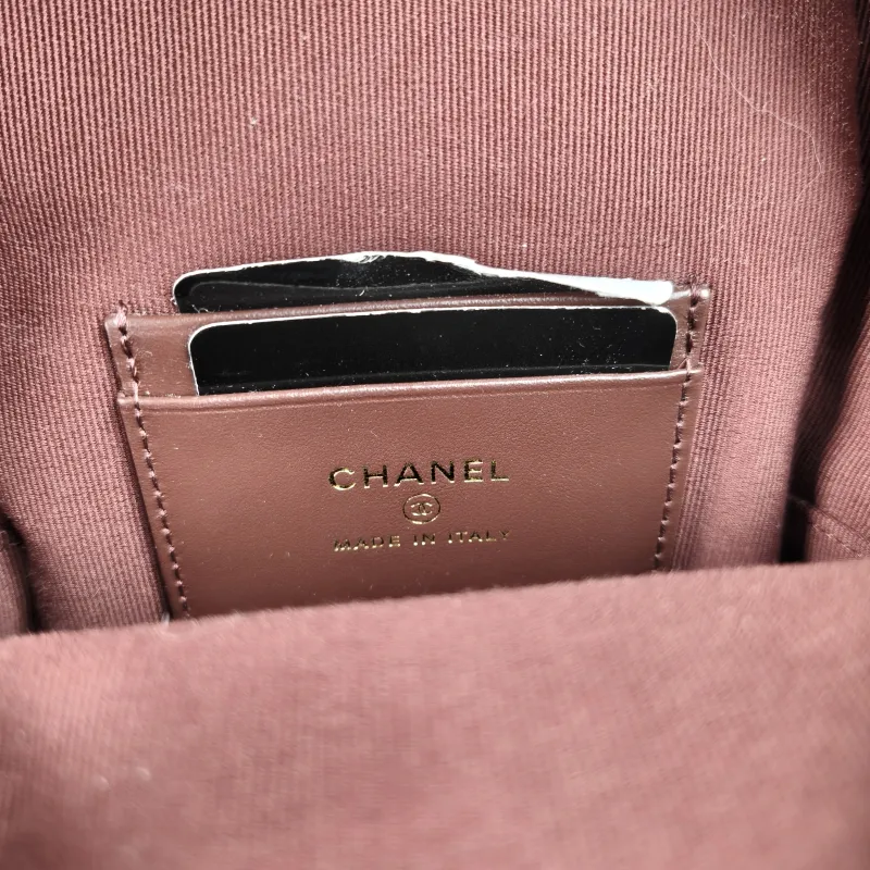 Chanel Crossbody Bag Mini Backpack Crossbody Bag Black Grained Calfskinmini13 × 9 × 18 cm — detail view 4 of 12