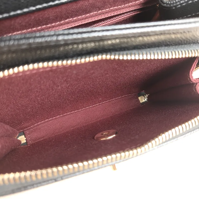 Chanel Crossbody Bag affinity Messenger Bag Black Grained Calfskin Small 19 × 7 × 14 cm — detail view 10 of 14