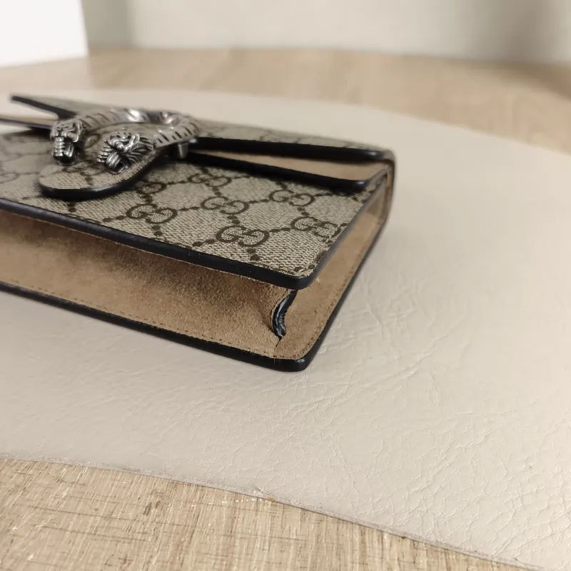 GUCCI Crossbody Bag Dionysus Monogram PVC Mini 16.5 × 4.5 × 10 cm — detail view 4 of 11