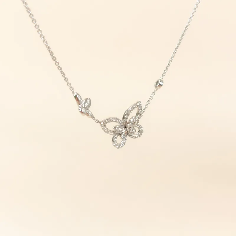GRAFF Necklace Collection Necklace White Gold 18KW hite Gold Diamond One Size 45cm — cover view 4 of 12