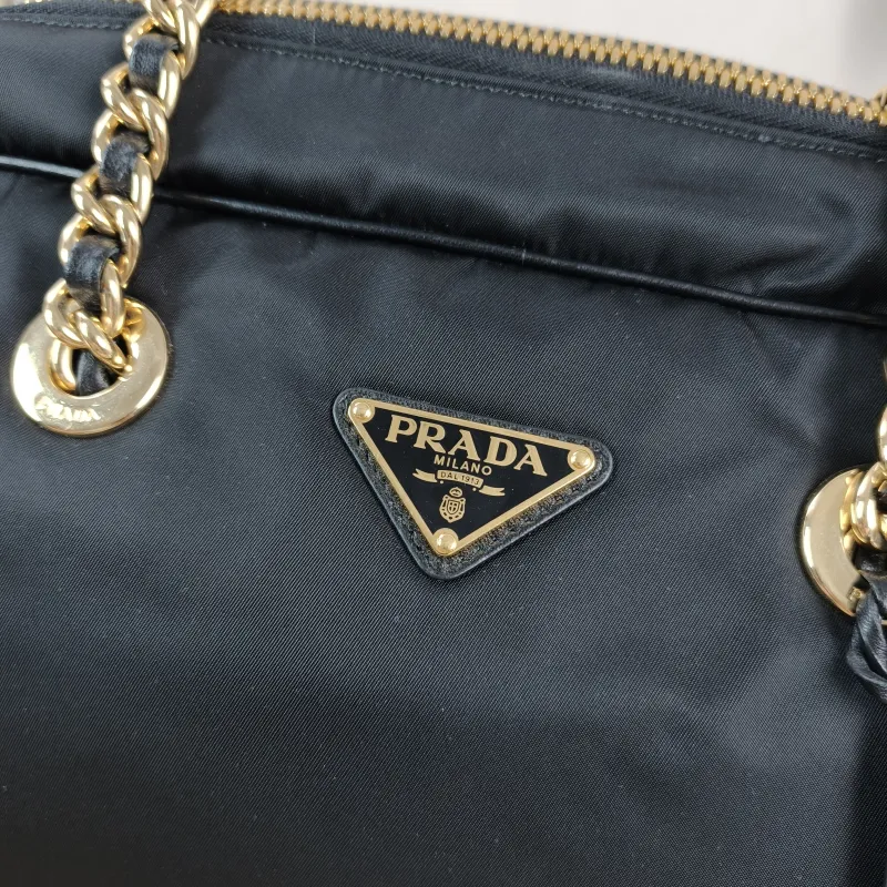 PRADA Shoulder Bag Shoulder Bag Black Nylon One Size 35 × 9 × 20 cm — detail view 2 of 11