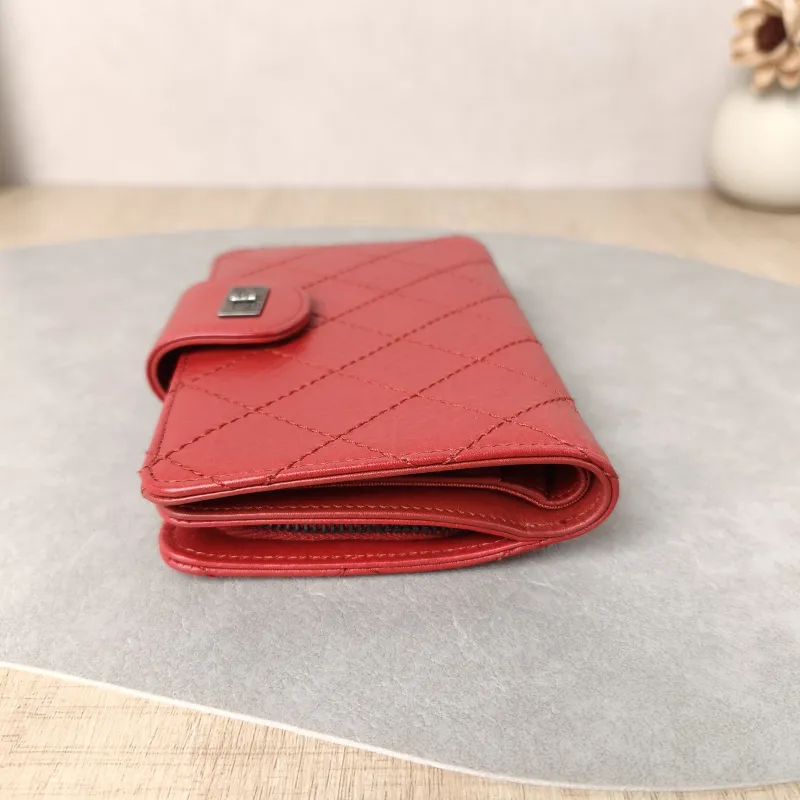 Chanel Wallet2.55Wallet Red Calfskin One Size10 × 3 × 15 cm — detail view 12 of 13