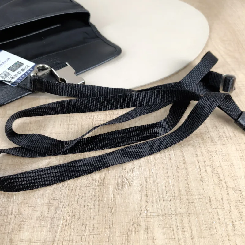 PRADA Crossbody Bag Messenger Bag Crossbody Bag Black Nylon One Size 11 × 3 × 13 cm — detail view 10 of 12