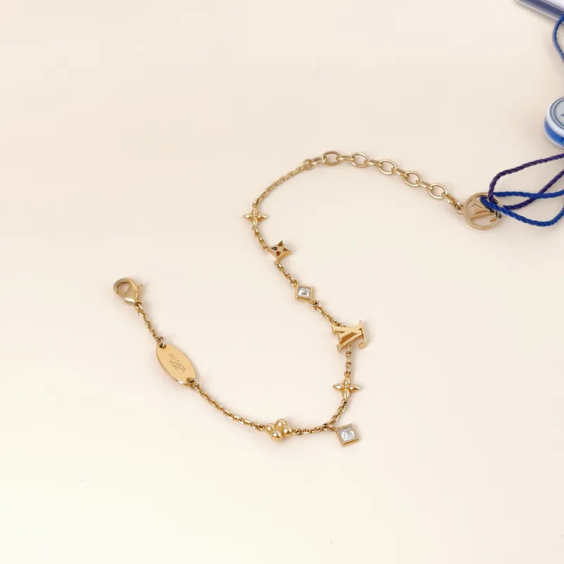 Louis Vuitton Bracelet Pendant Bracelet Gold One Size18cm — cover view 8 of 11