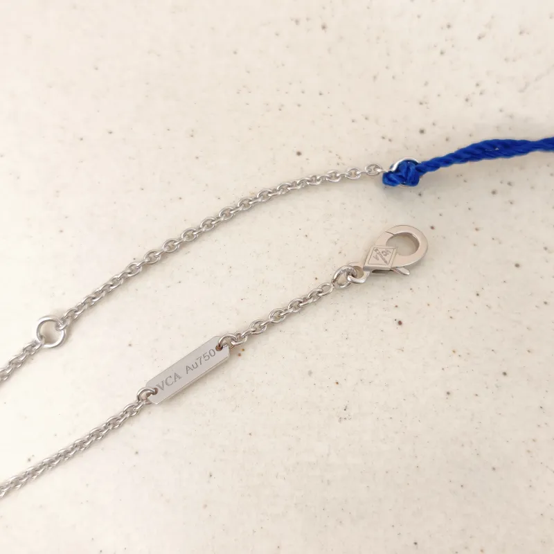 Van Cleef & Arpels Necklace Pure Alhambra Pavé Diamond Necklace White Gold Diamond18KW hite Gold One Size 41cm — cover view 3 of 8