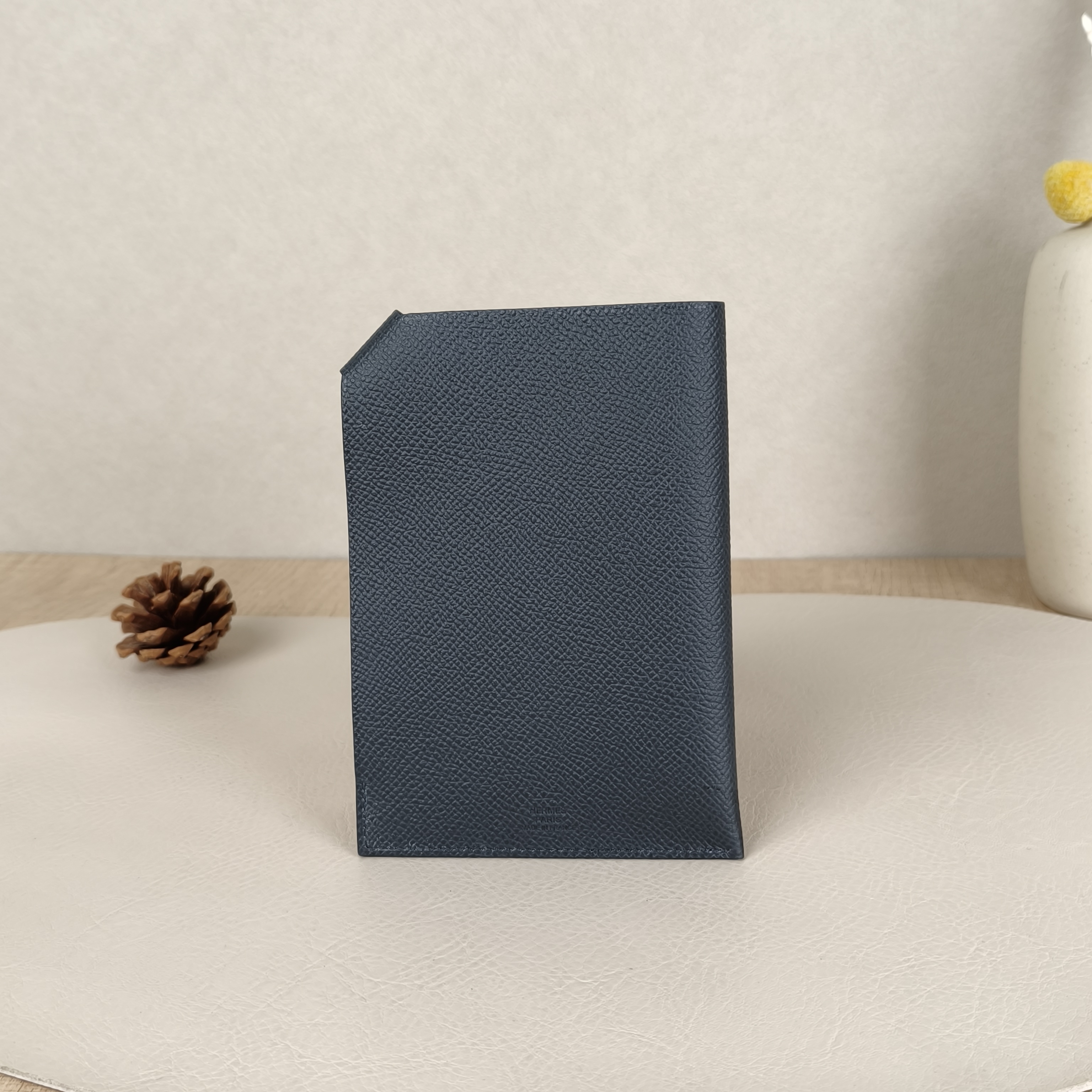 Hermès Wallet Wallet H0Gris Misty Epsom Calfskin 14*10