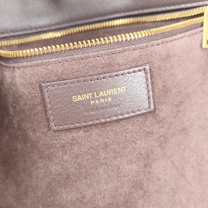 SAINT LAURENT Shoulder Bag LE 5 À 7 BEA Calfskin One Size 50 × 18 × 28 cm — detail view 11 of 12