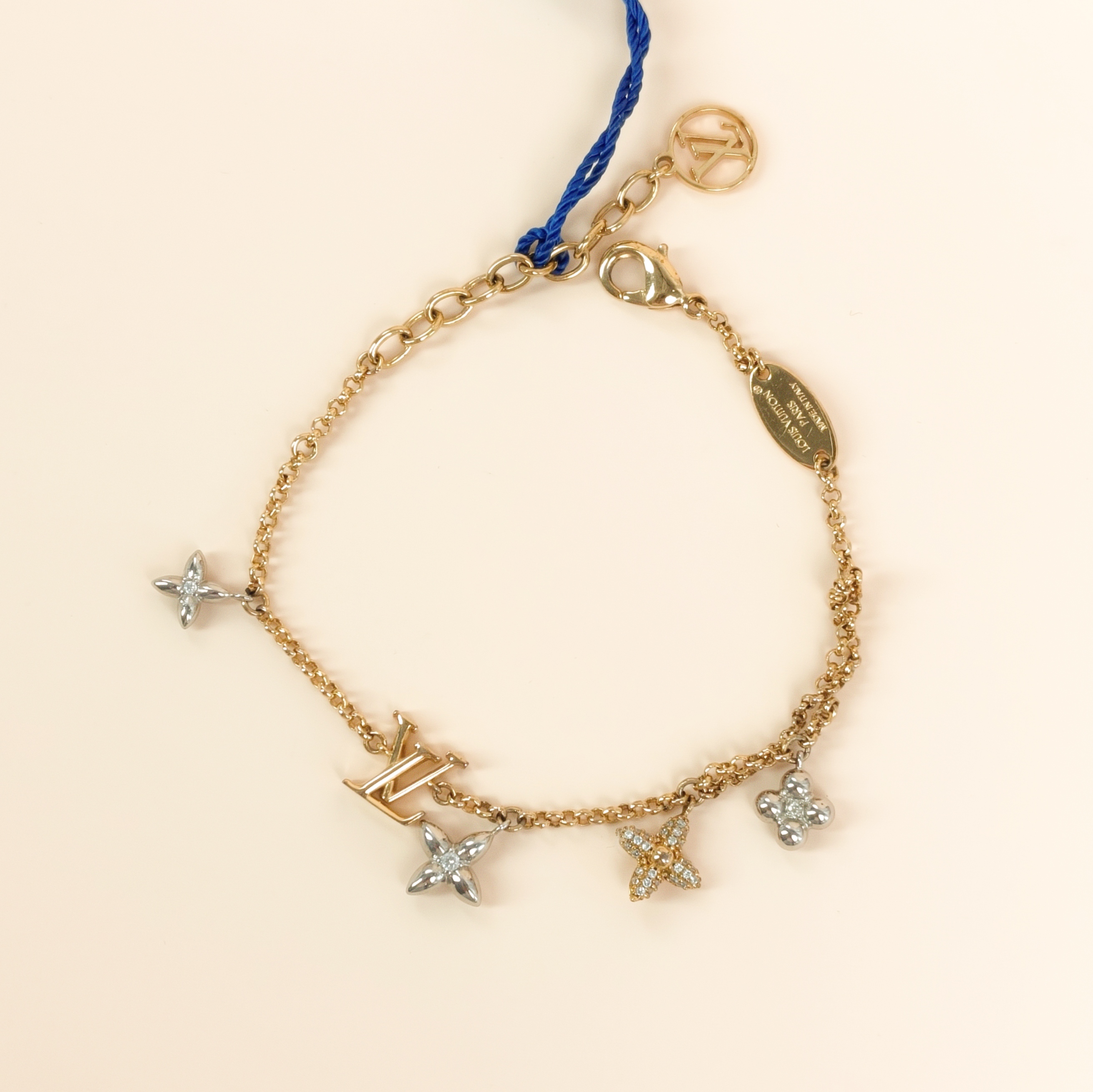 Louis Vuitton Braceletlogo Bracelet Gold · Silver One Size20cm