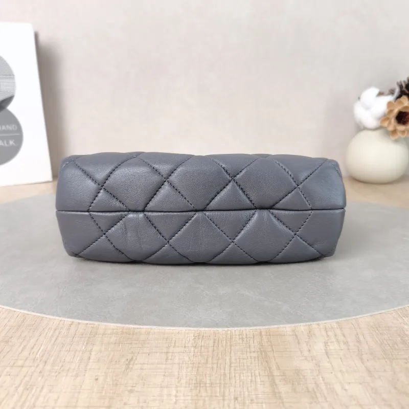 Chanel Crossbody Bag24a hobo Top Handle Crossbody Bag Grey Lambskinmini20.5 × 7 × 20 cm — cover view 3 of 5