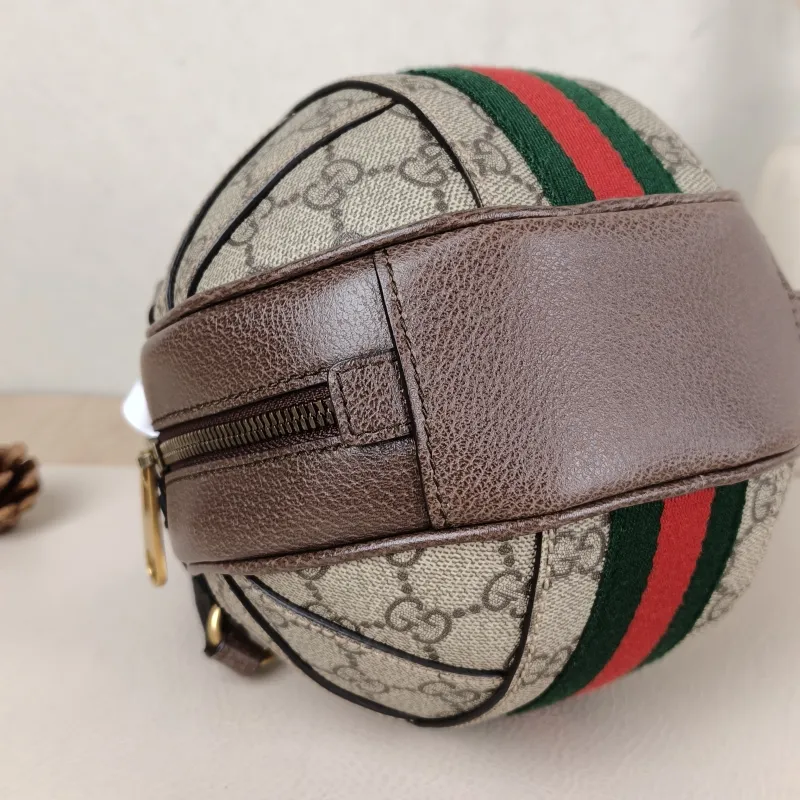 GUCCI Top Handle Bag Ophidia Top Handle Bag Monogram PVC Mini 16 × 16 × 16 cm — detail view 7 of 12