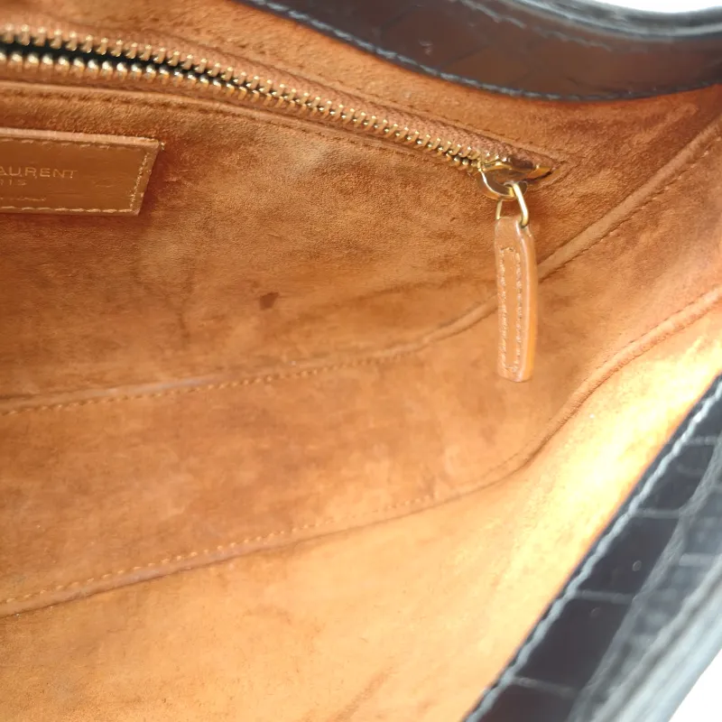 SAINT LAURENT Shoulder Bag LE 5 À 7 Black Calfskin Small23 × 6.5 × 16 cm — detail view 3 of 11