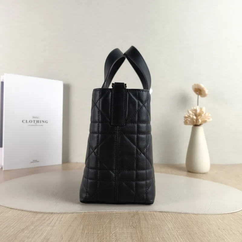 DIOR Shoulder Bag TOUJOURS Edition Black Calfskin Small 18.5 × 12 × 18.5 cm — detail view 5 of 12