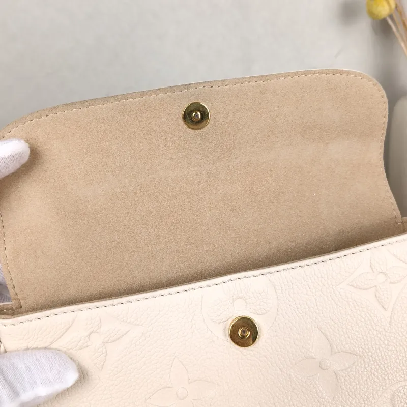 Louis Vuitton Crossbody Bag IVY White Monogram Empreinte Embossed Calfskin Small 23.5 × 4.3 × 12 cm — detail view 5 of 11