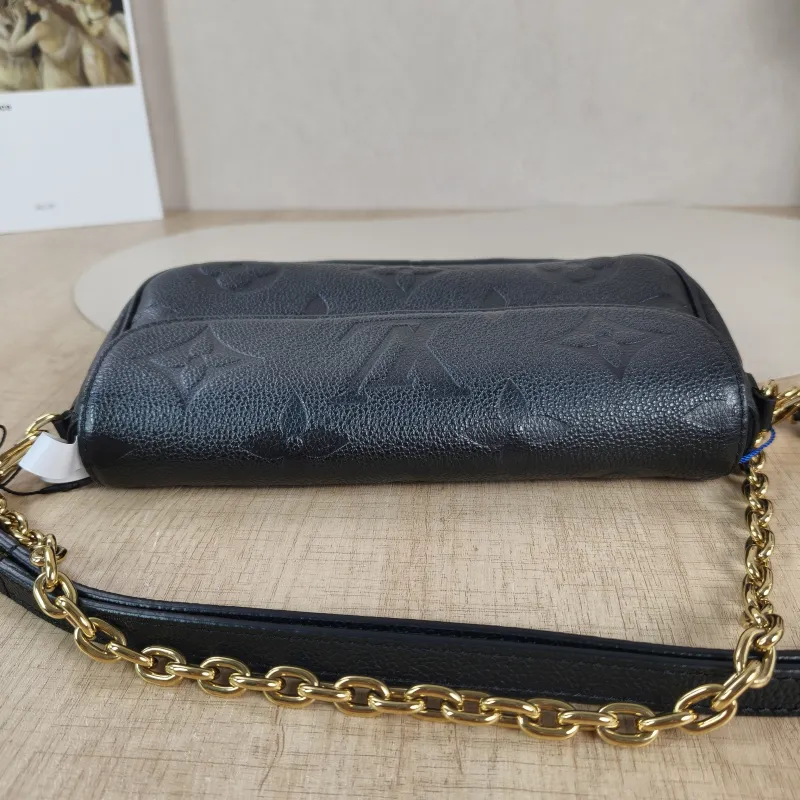Louis Vuitton Crossbody Bag IVY Black Empreinte Embossed Calfskin Small23.5 × 4.3 × 12 cm — detail view 4 of 12