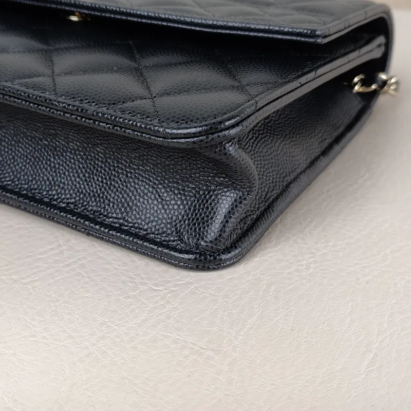 Chanel Backpack Backpack Black Grained Calfskin One Size 18.2 × 4 × 14 cm — detail view 1 of 13