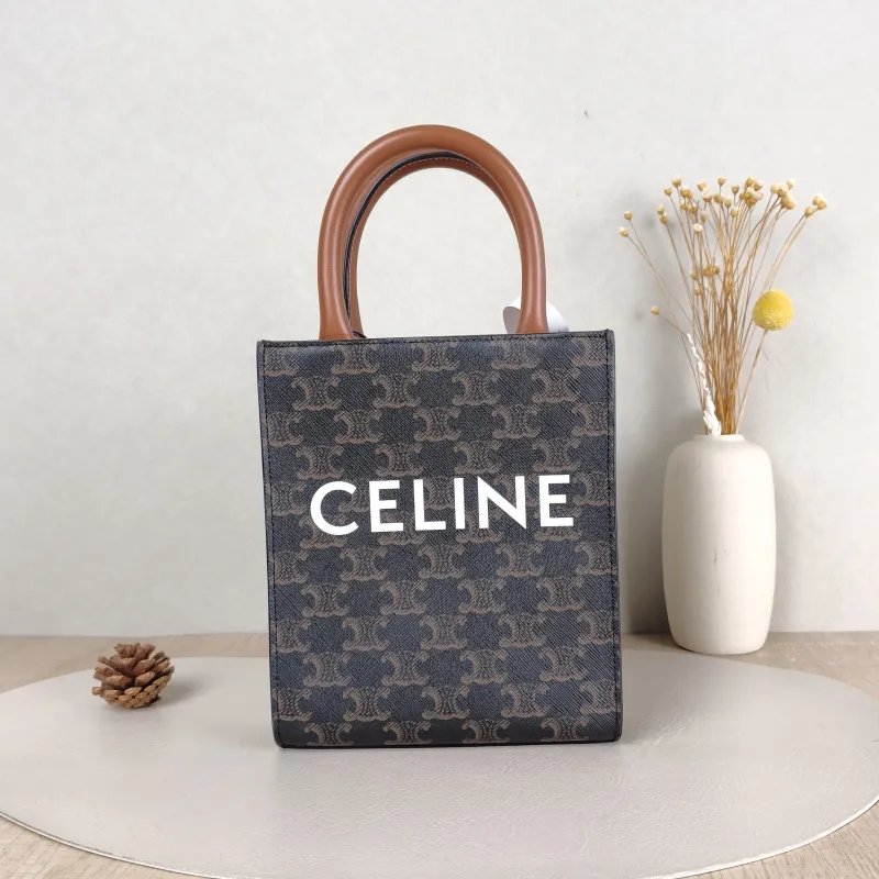 CELINE Crossbody Bag CABAS Mini Monogram PV Cmini17 × 4 × 20.5 cm