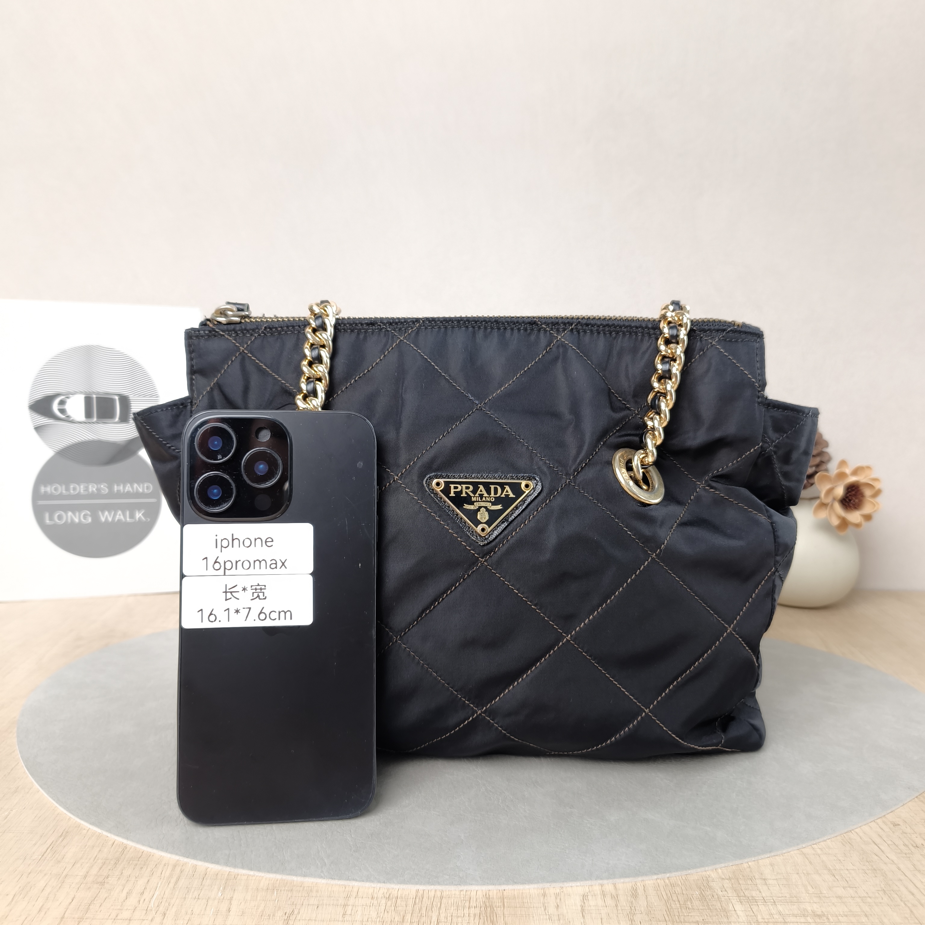 PRADA Shoulder Bag Re-Edition Black Nylon One Size27 × 5 × 23 cm — cover view 3 of 5