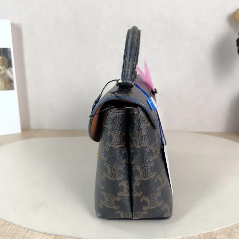 CELINE Top Handle Bag TEEN NINO Top Handle Bag Monogram PVC Small 20 × 8 × 13 cm — detail view 1 of 14