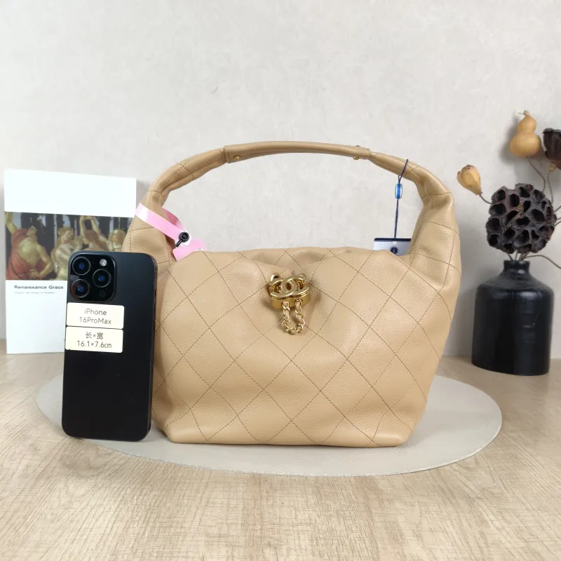 Chanel Crossbody Bag26c Taupe Calfskin One Size32 × 12 × 24 cm — cover view 5 of 5