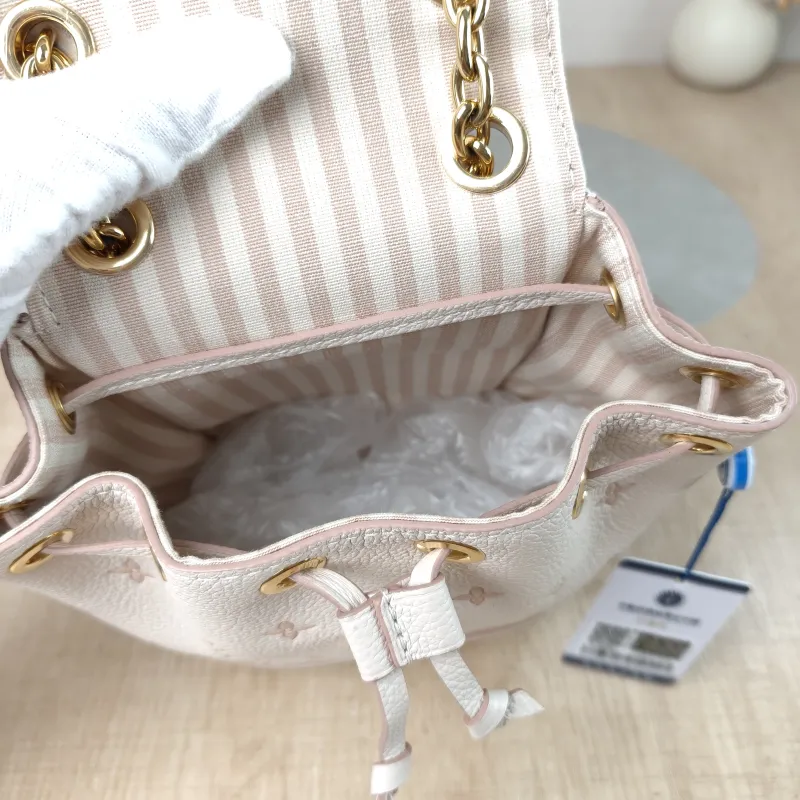 Louis Vuitton Backpack NANO NOÉ Backpack Beige Calfskin nano 15 × 10 × 19 cm — detail view 2 of 12
