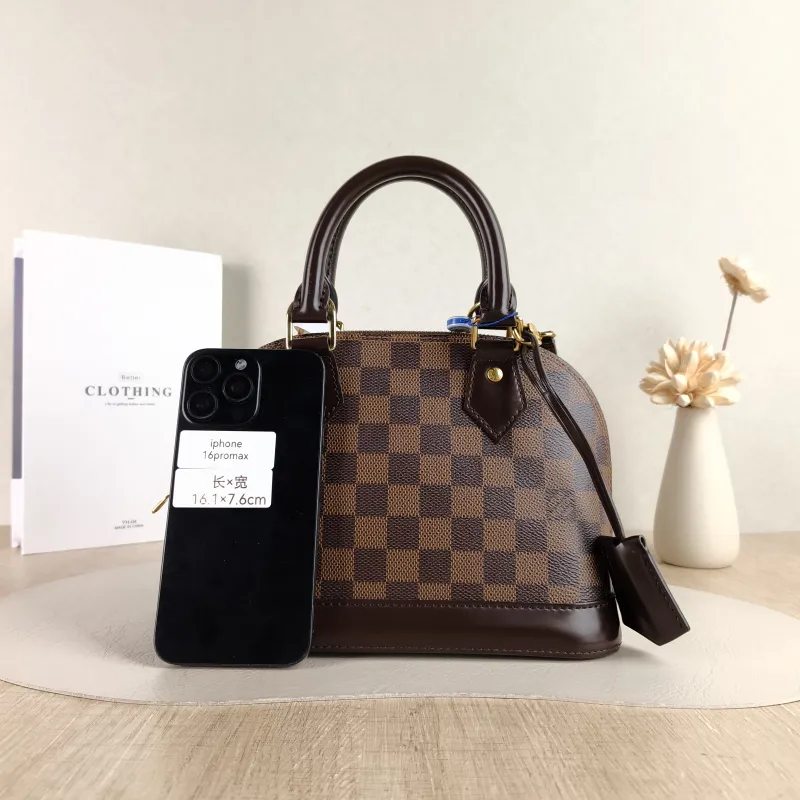 Louis Vuitton Crossbody Bag Alma BB Brown PVC BB 23.5 × 11.5 × 17.5 cm — cover view 5 of 5