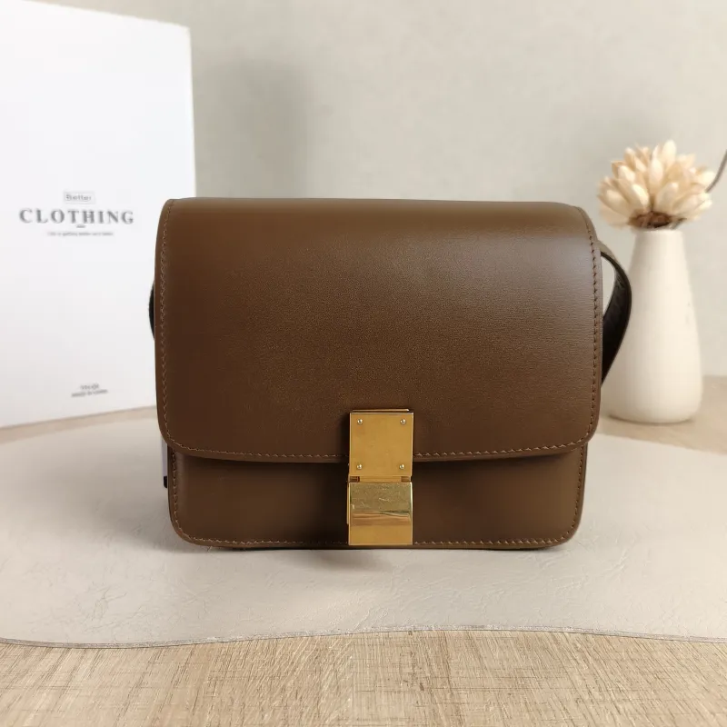 CELINE Crossbody Bag Classic Box Calfskinmini16 × 7 × 13 cm