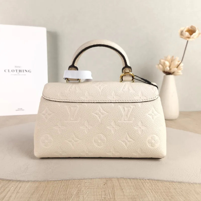 Louis Vuitton Crossbody Bag MADELEINE White Empreinte Embossed Calfskin nano 21 × 6 × 12.5 cm — cover view 3 of 5