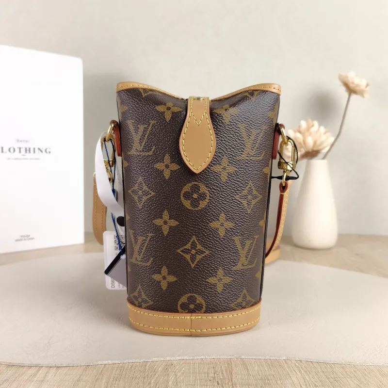 Louis Vuitton Crossbody Bag Fold Me Monogram PVC Mini 14.5 × 6.5 × 18 cm — cover view 2 of 5