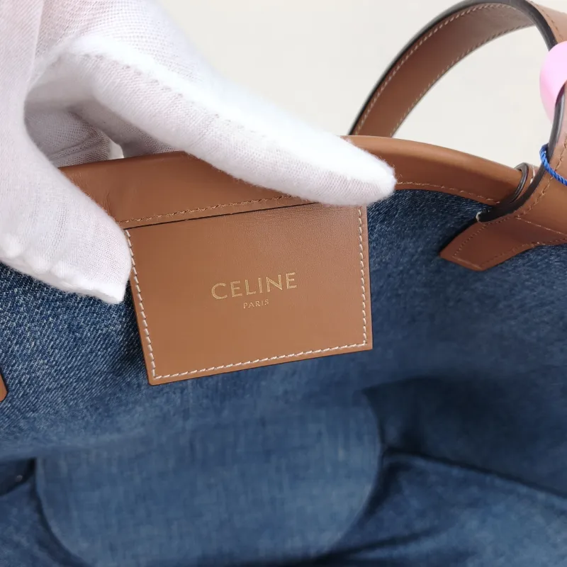 CELINE Top Handle Bagcouffin tote Blue One Size58 × 17 × 27 cm — detail view 2 of 9