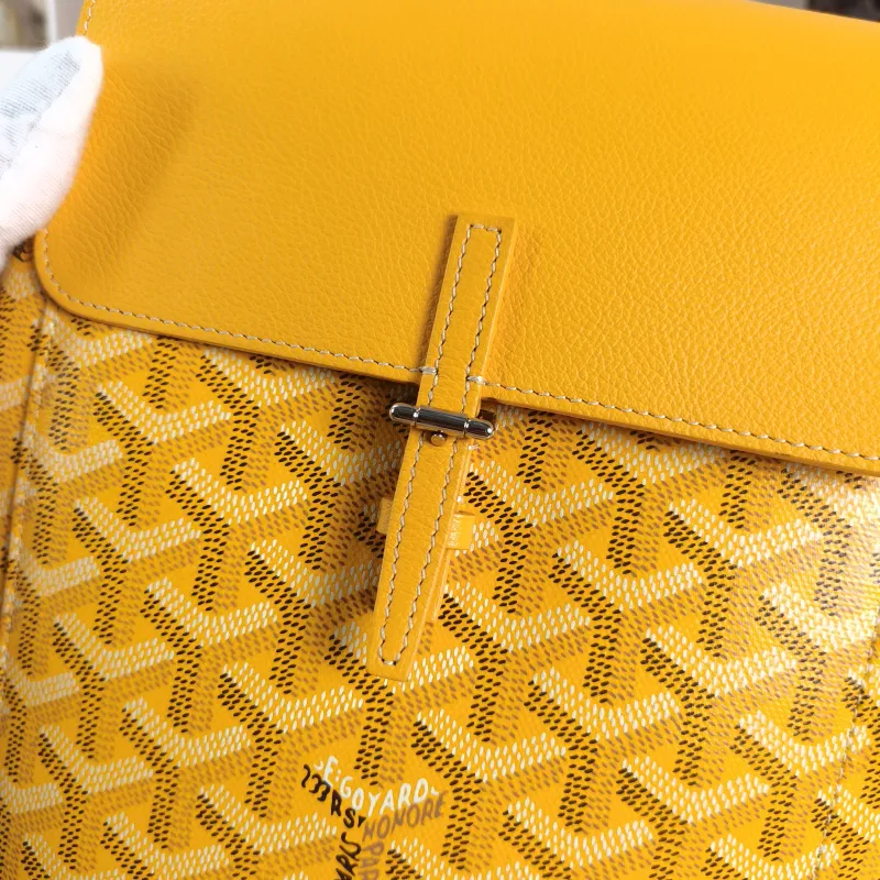 GOYARD Crossbody Bag ALPIN Backpack Yellow PVC Mini 19 × 9.5 × 23 cm — detail view 2 of 14